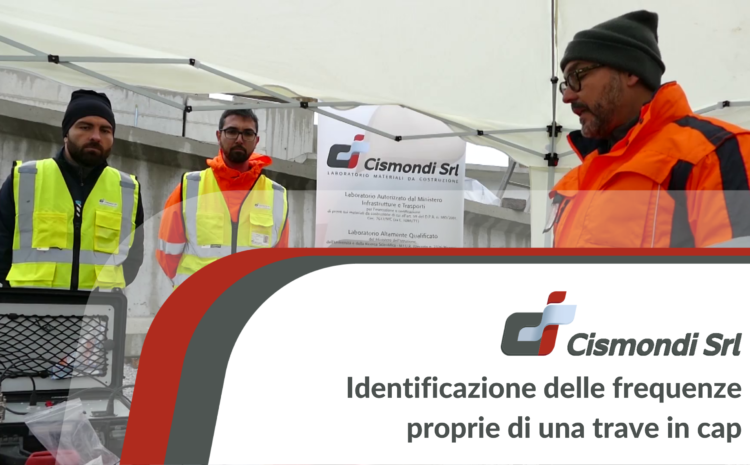 Identificazione dinamica delle frequenze proprie di una trave in cap